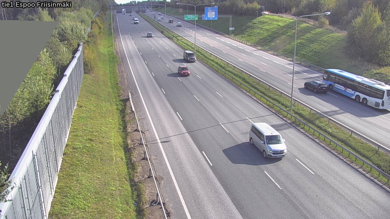 Weather Camera Image Road 1 Espoo, Friisinmäki, Espoo, Uusimaa