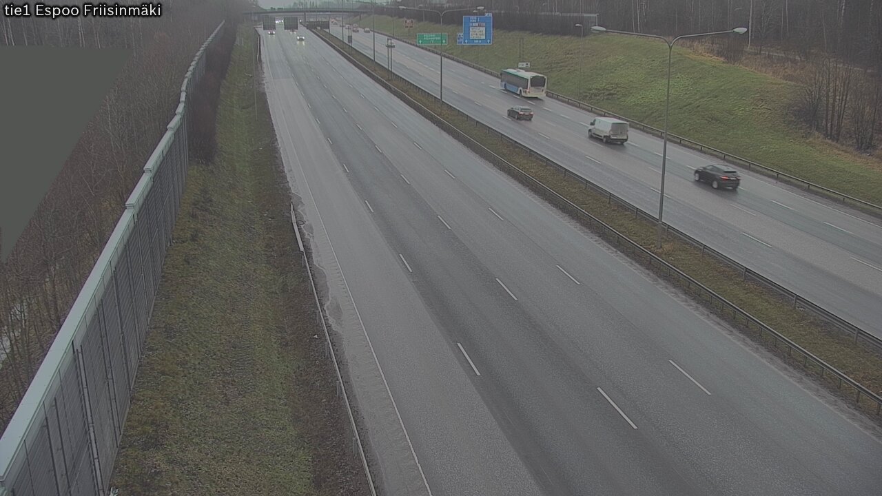 Weather Camera Image Väg 1 Esbo, Frisbacka, Espoo, Uusimaa