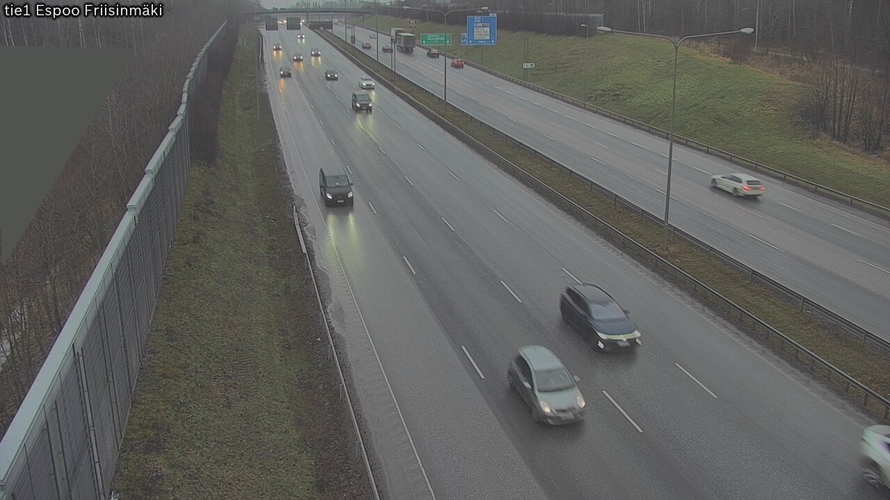 Weather Camera Image Väg 1 Esbo, Frisbacka, Espoo, Uusimaa