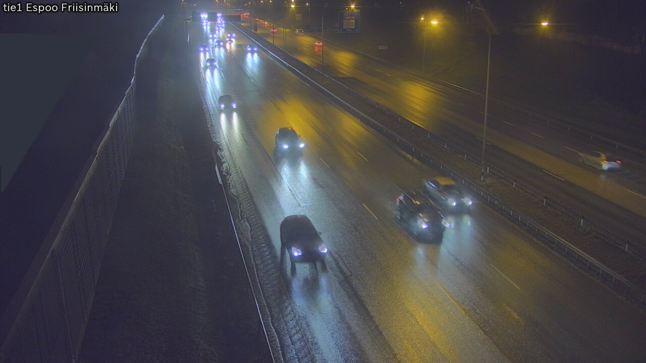 Weather Camera Image Road 1 Espoo, Friisinmäki, Espoo, Uusimaa
