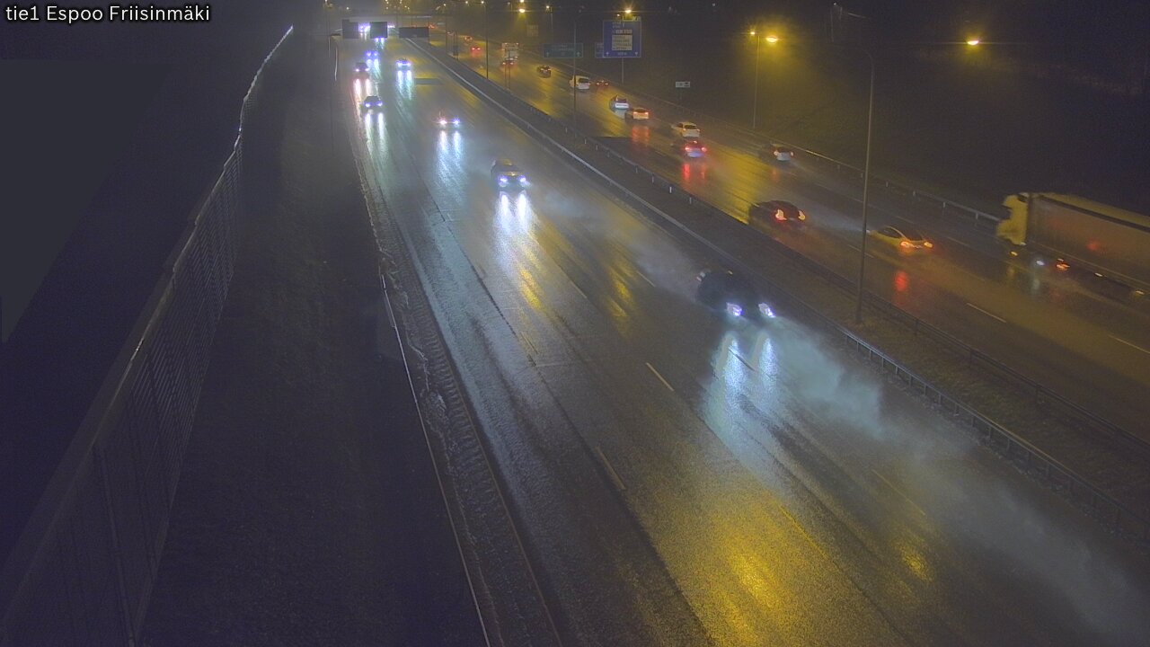 Weather Camera Image Road 1 Espoo, Friisinmäki, Espoo, Uusimaa
