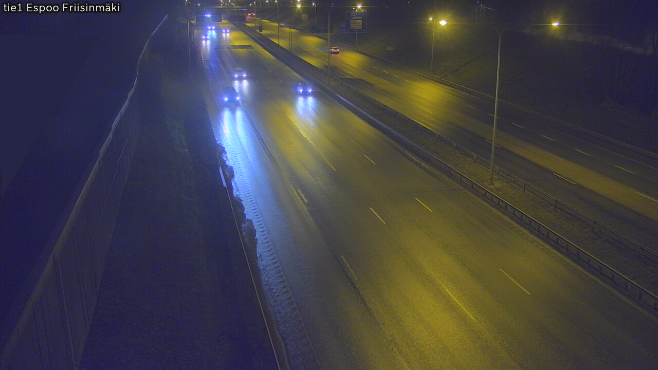 Weather Camera Image Road 1 Espoo, Friisinmäki, Espoo, Uusimaa