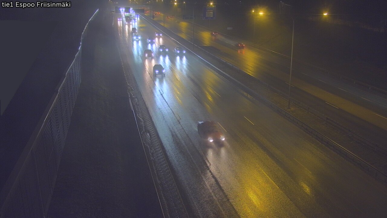 Weather Camera Image Road 1 Espoo, Friisinmäki, Espoo, Uusimaa