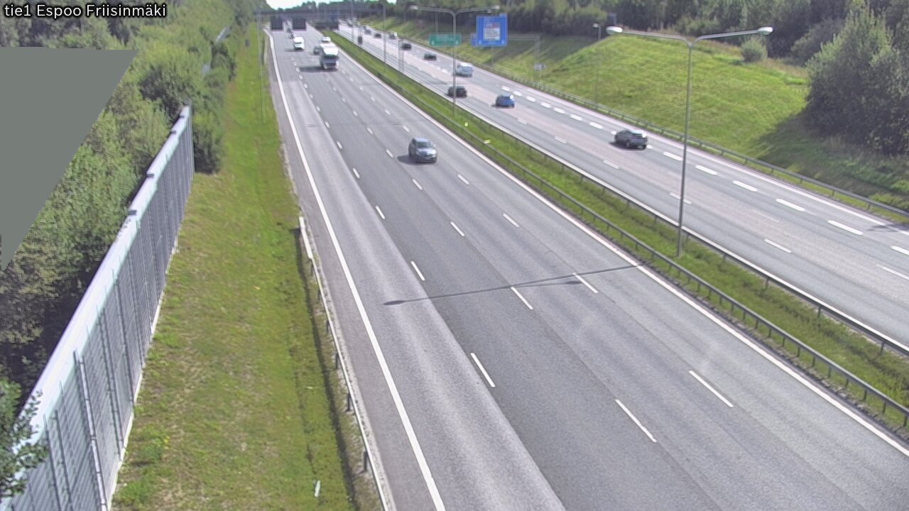 Weather Camera Image Road 1 Espoo, Friisinmäki, Espoo, Uusimaa