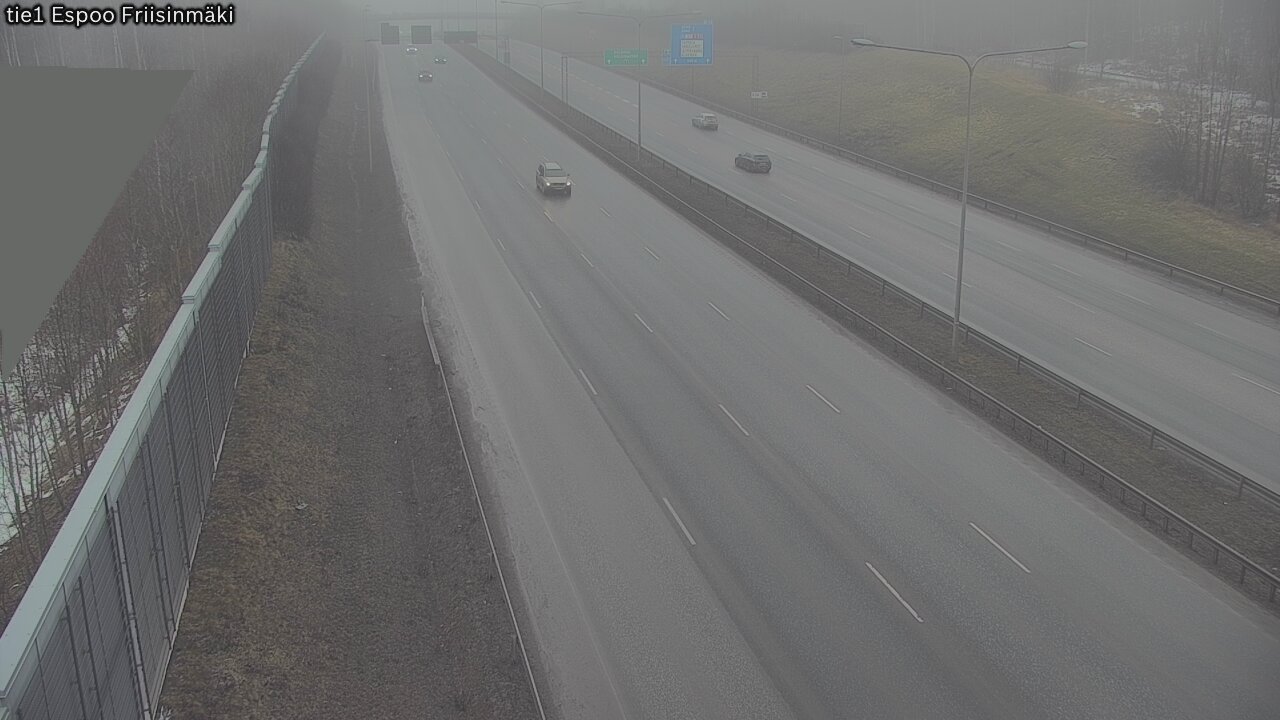 Weather Camera Image Road 1 Espoo, Friisinmäki, Espoo, Uusimaa