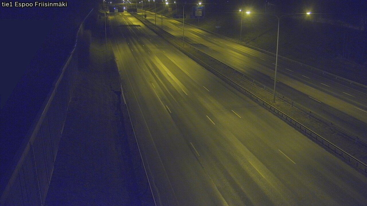 Weather Camera Image Road 1 Espoo, Friisinmäki, Espoo, Uusimaa