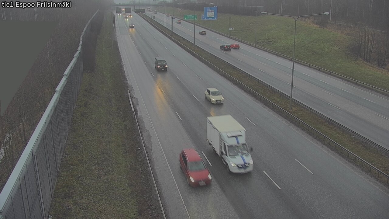 Weather Camera Image Väg 1 Esbo, Frisbacka, Espoo, Uusimaa