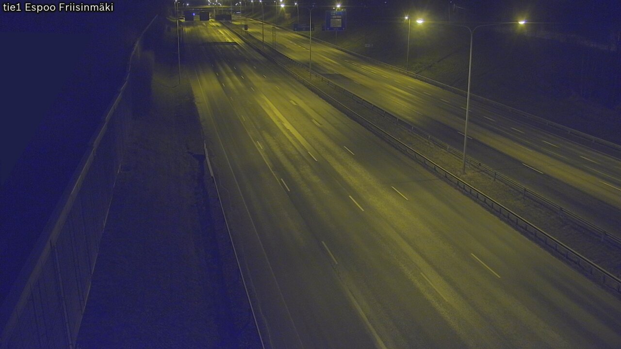 Weather Camera Image Road 1 Espoo, Friisinmäki, Espoo, Uusimaa