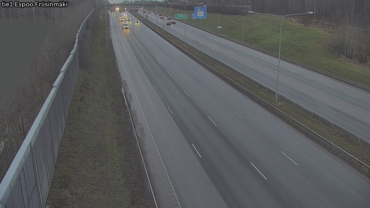 Weather Camera Image Väg 1 Esbo, Frisbacka, Espoo, Uusimaa