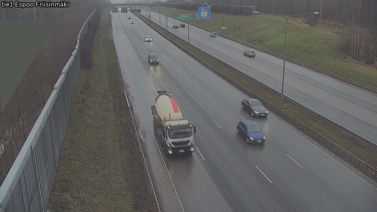 Weather Camera Image Väg 1 Esbo, Frisbacka, Espoo, Uusimaa