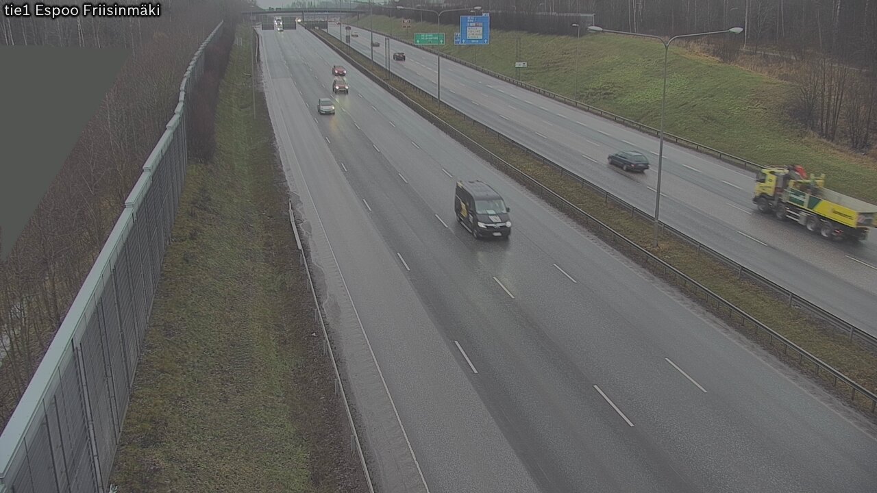 Weather Camera Image Väg 1 Esbo, Frisbacka, Espoo, Uusimaa
