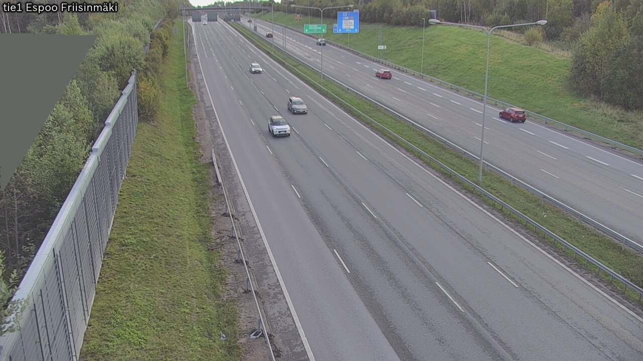 Weather Camera Image Road 1 Espoo, Friisinmäki, Espoo, Uusimaa