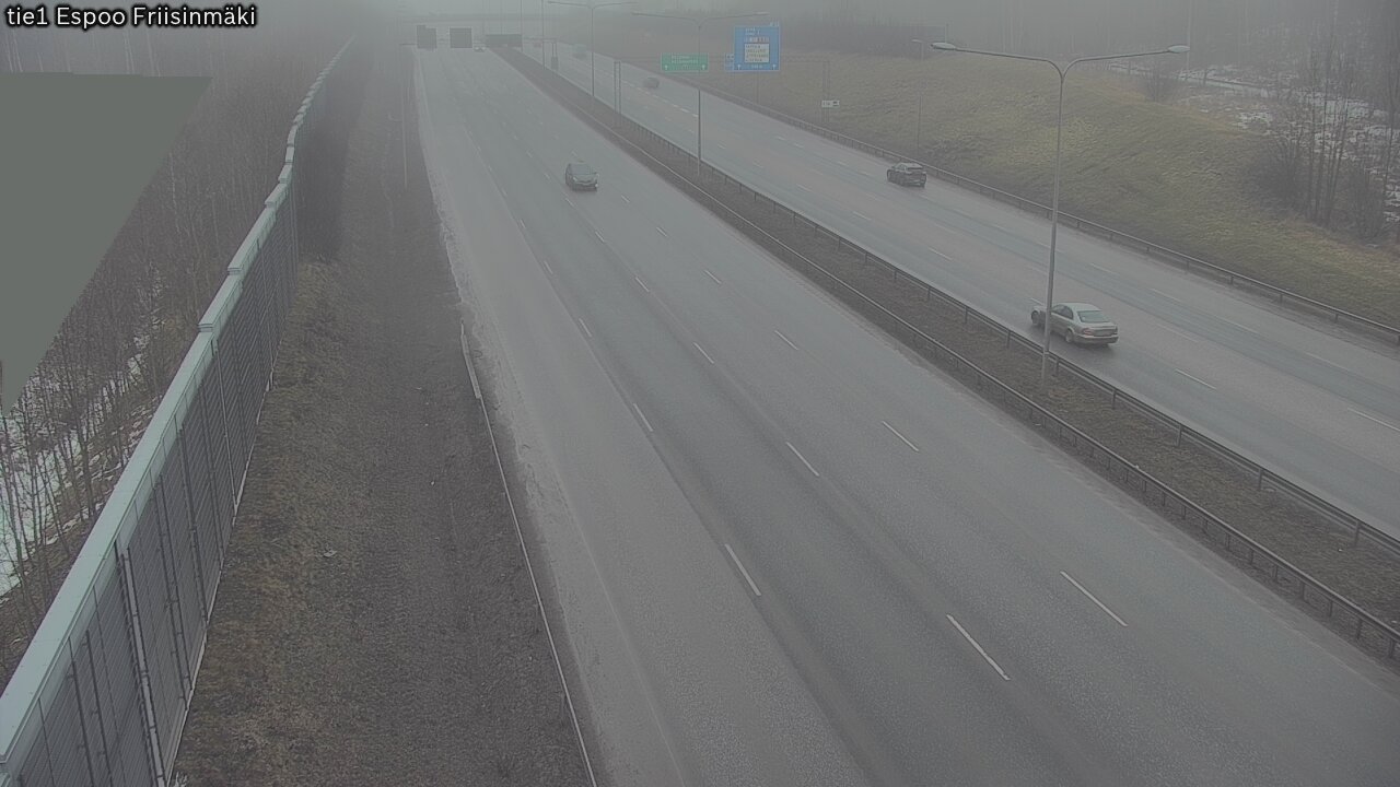 Weather Camera Image Road 1 Espoo, Friisinmäki, Espoo, Uusimaa