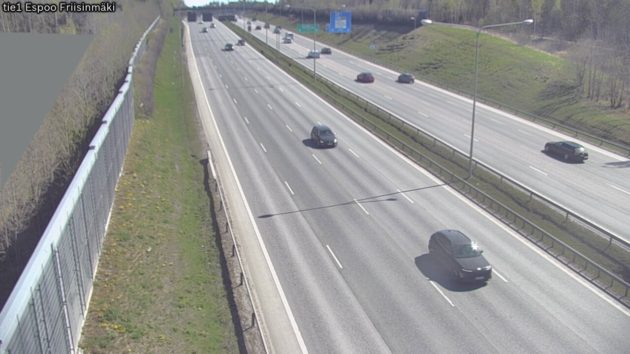 Weather Camera Image Road 1 Espoo, Friisinmäki, Espoo, Uusimaa