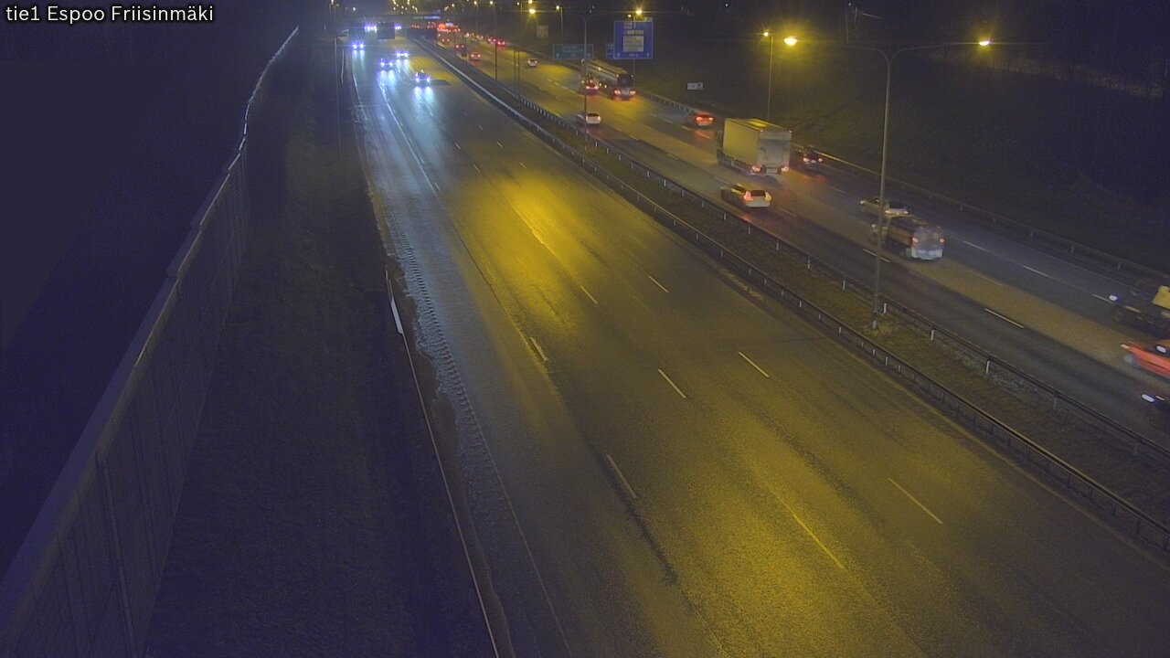 Weather Camera Image Väg 1 Esbo, Frisbacka, Espoo, Uusimaa