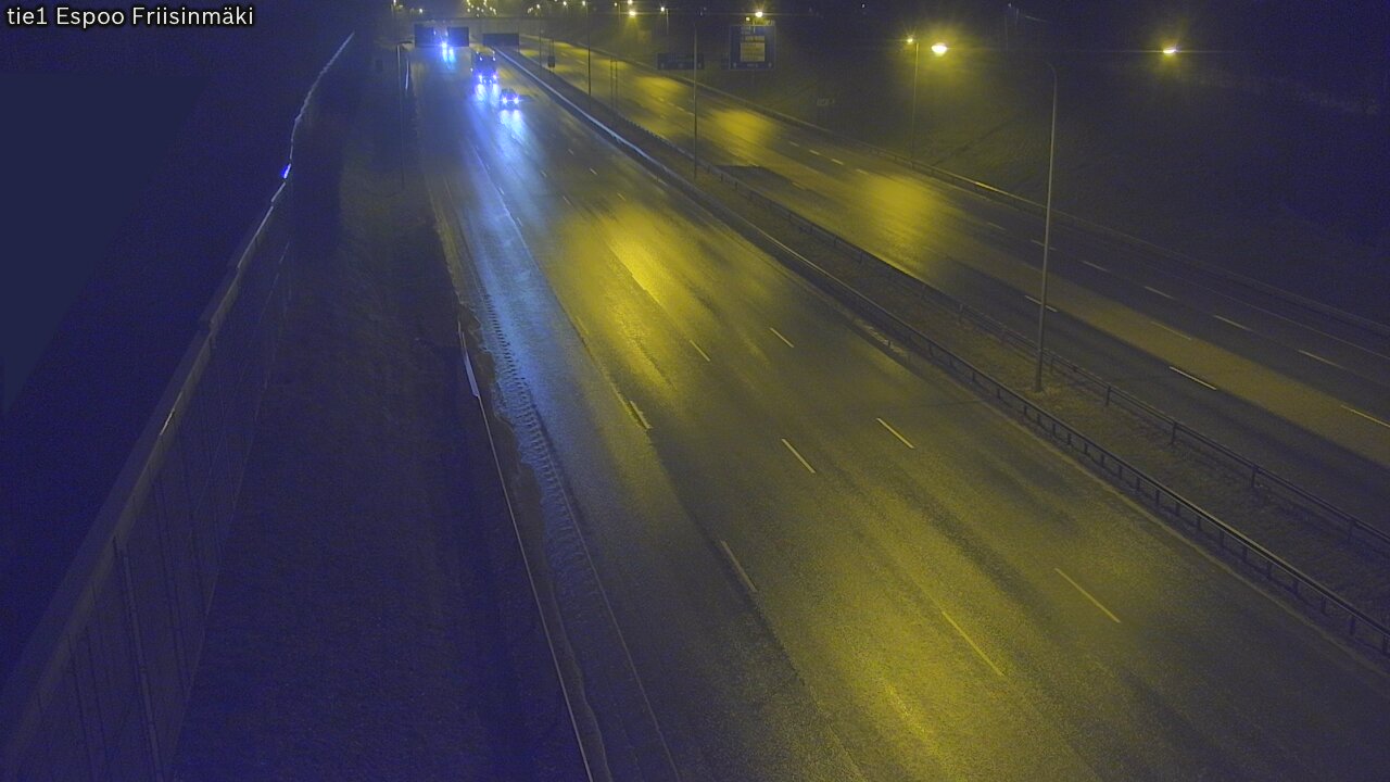 Weather Camera Image Väg 1 Esbo, Frisbacka, Espoo, Uusimaa