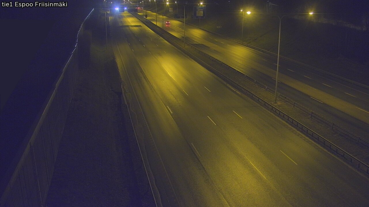 Weather Camera Image Road 1 Espoo, Friisinmäki, Espoo, Uusimaa