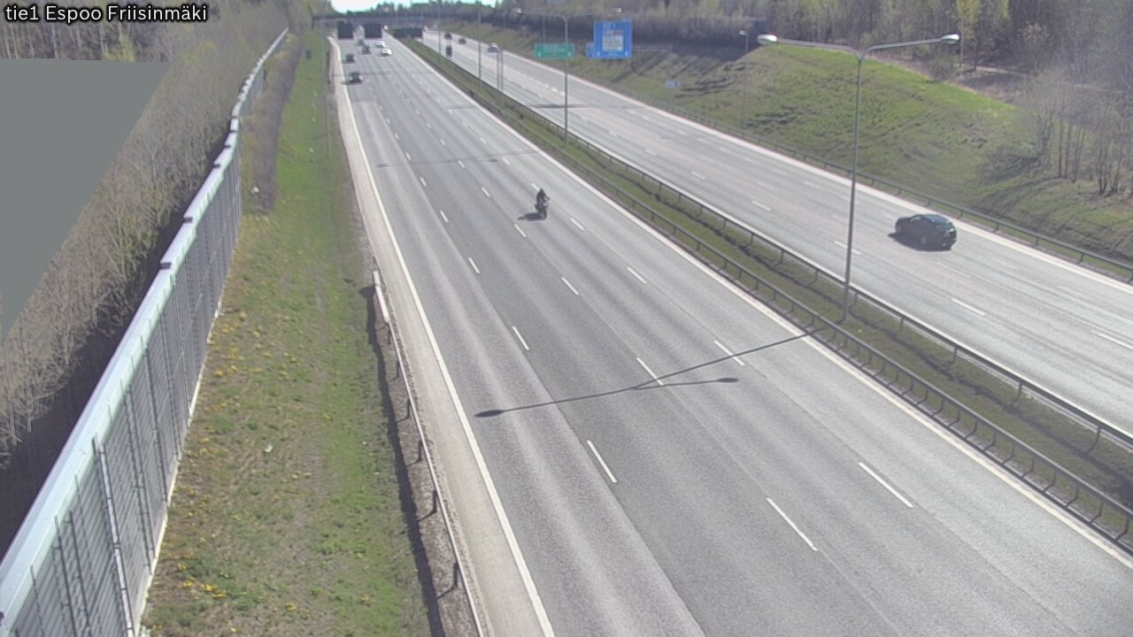 Weather Camera Image Road 1 Espoo, Friisinmäki, Espoo, Uusimaa