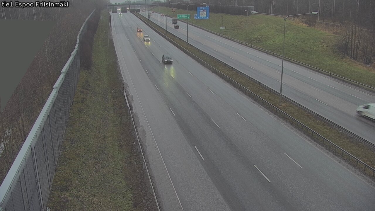 Weather Camera Image Väg 1 Esbo, Frisbacka, Espoo, Uusimaa
