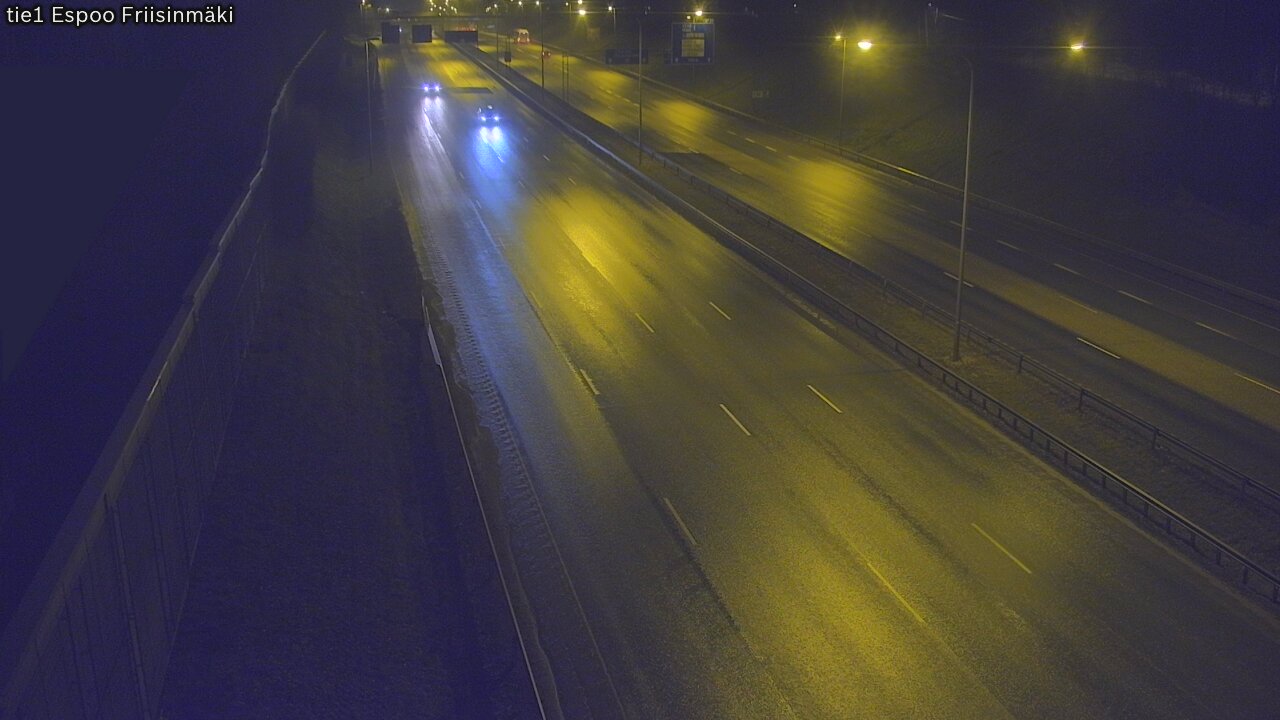 Weather Camera Image Väg 1 Esbo, Frisbacka, Espoo, Uusimaa
