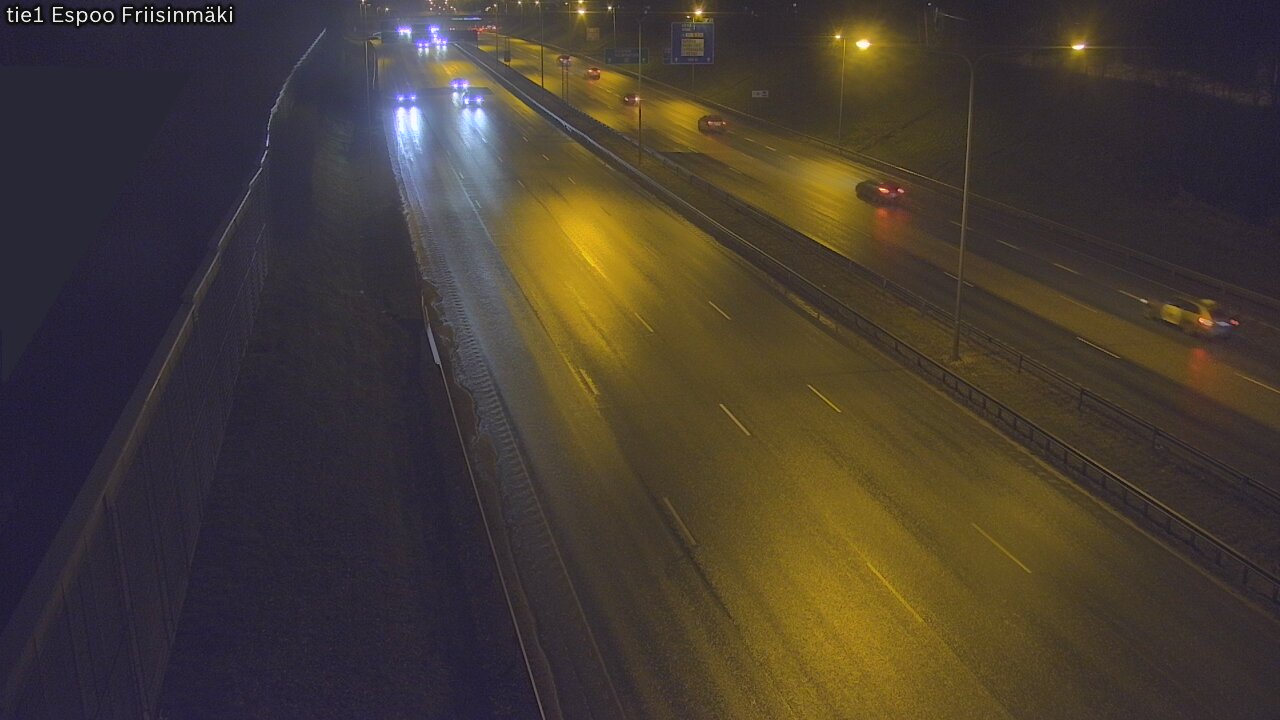 Weather Camera Image Road 1 Espoo, Friisinmäki, Espoo, Uusimaa