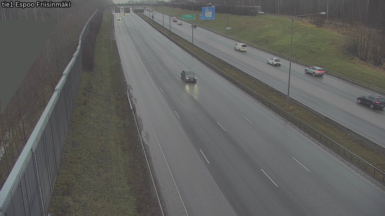 Weather Camera Image Väg 1 Esbo, Frisbacka, Espoo, Uusimaa