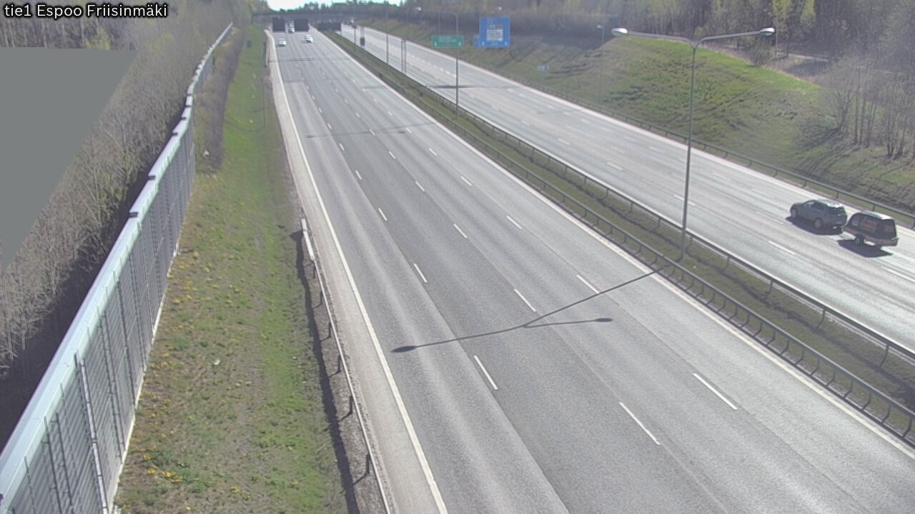 Weather Camera Image Road 1 Espoo, Friisinmäki, Espoo, Uusimaa