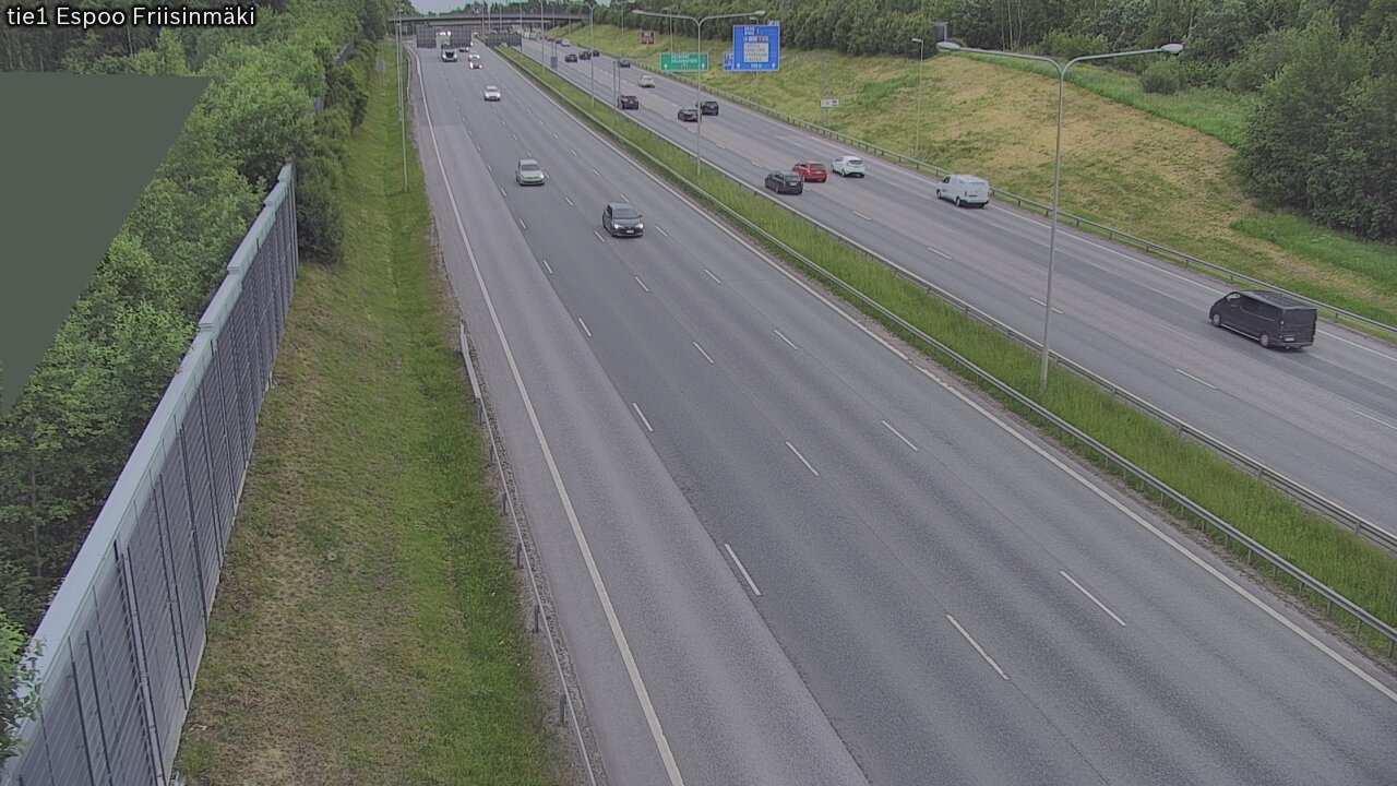 Weather Camera Image Road 1 Espoo, Friisinmäki, Espoo, Uusimaa