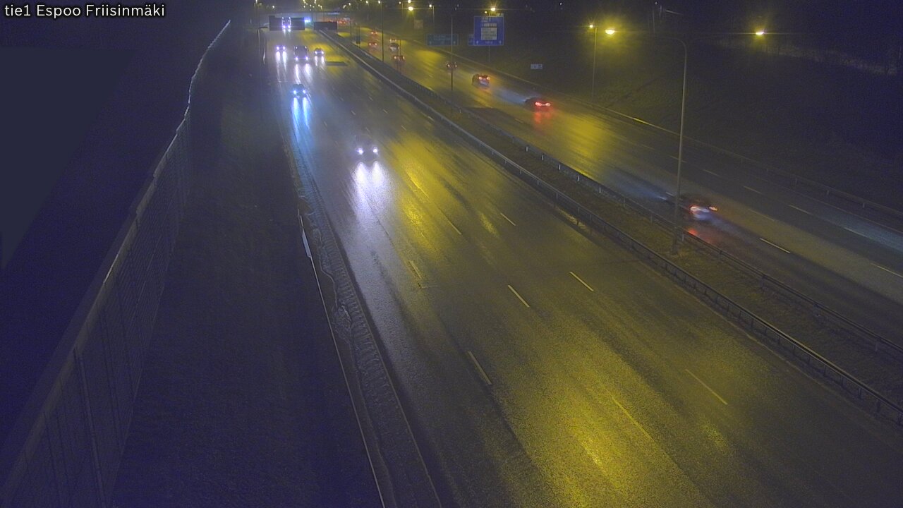 Weather Camera Image Väg 1 Esbo, Frisbacka, Espoo, Uusimaa