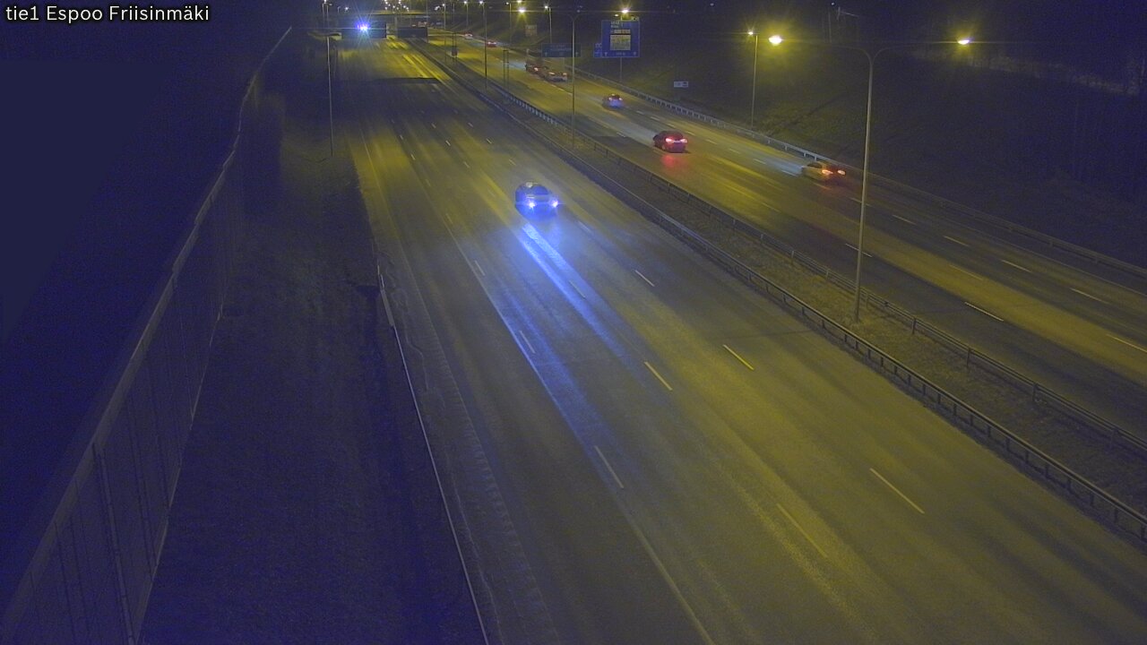 Weather Camera Image Road 1 Espoo, Friisinmäki, Espoo, Uusimaa
