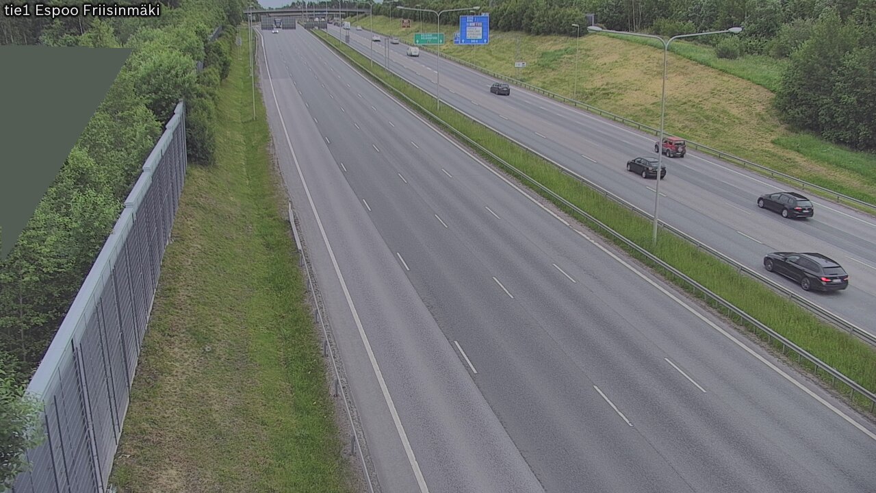 Weather Camera Image Road 1 Espoo, Friisinmäki, Espoo, Uusimaa
