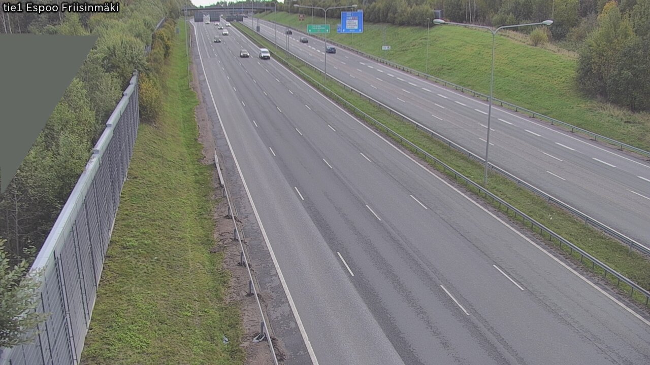 Weather Camera Image Road 1 Espoo, Friisinmäki, Espoo, Uusimaa