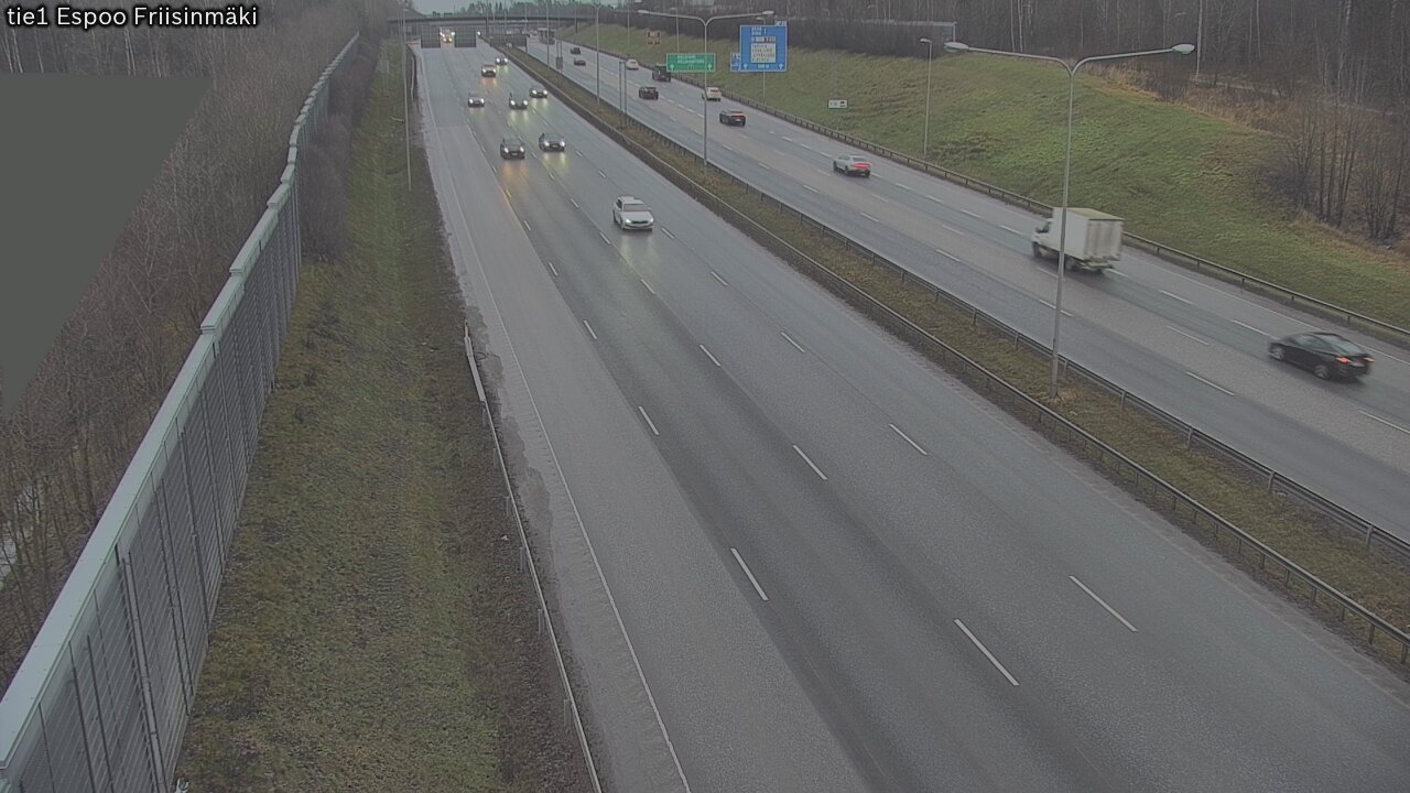 Weather Camera Image Väg 1 Esbo, Frisbacka, Espoo, Uusimaa