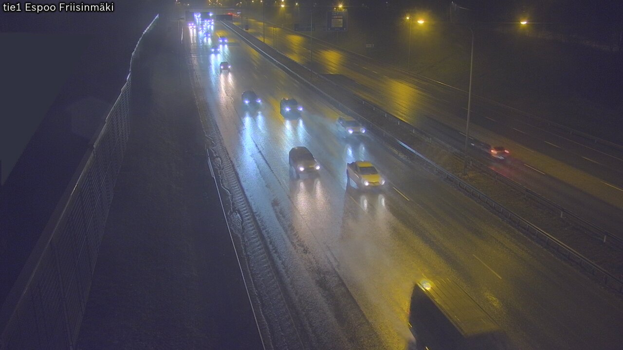 Weather Camera Image Road 1 Espoo, Friisinmäki, Espoo, Uusimaa