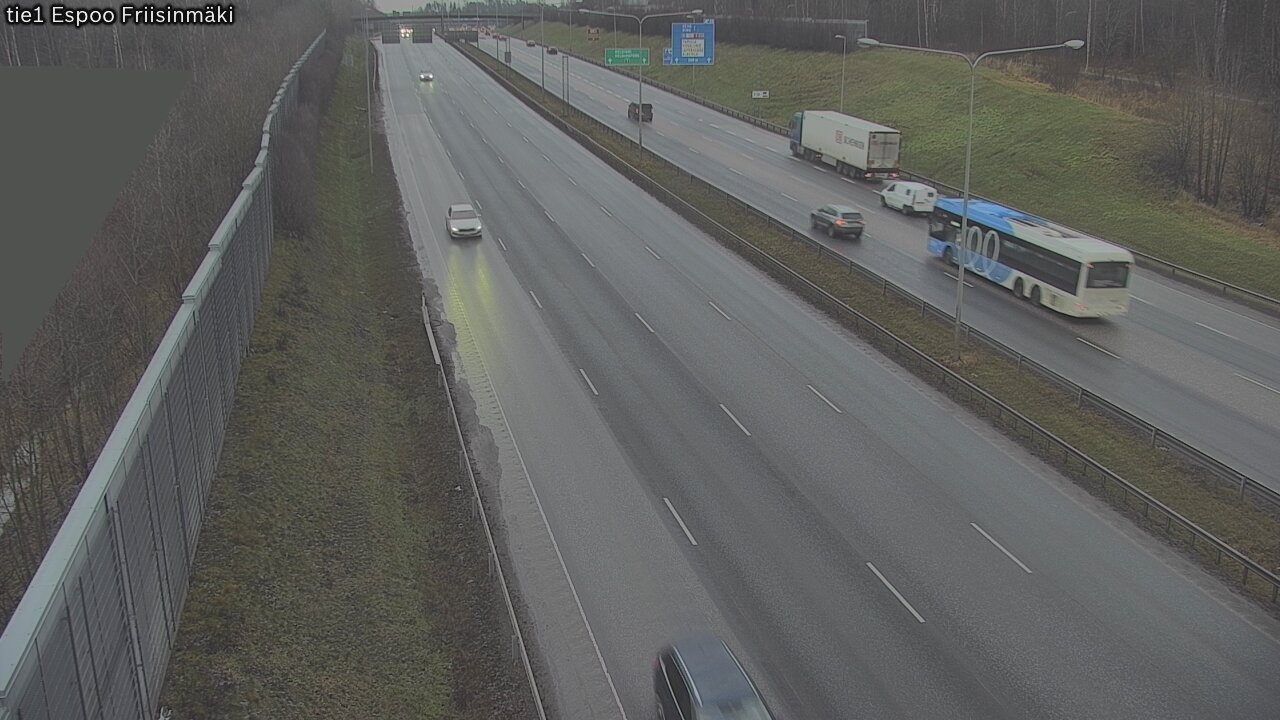 Weather Camera Image Väg 1 Esbo, Frisbacka, Espoo, Uusimaa