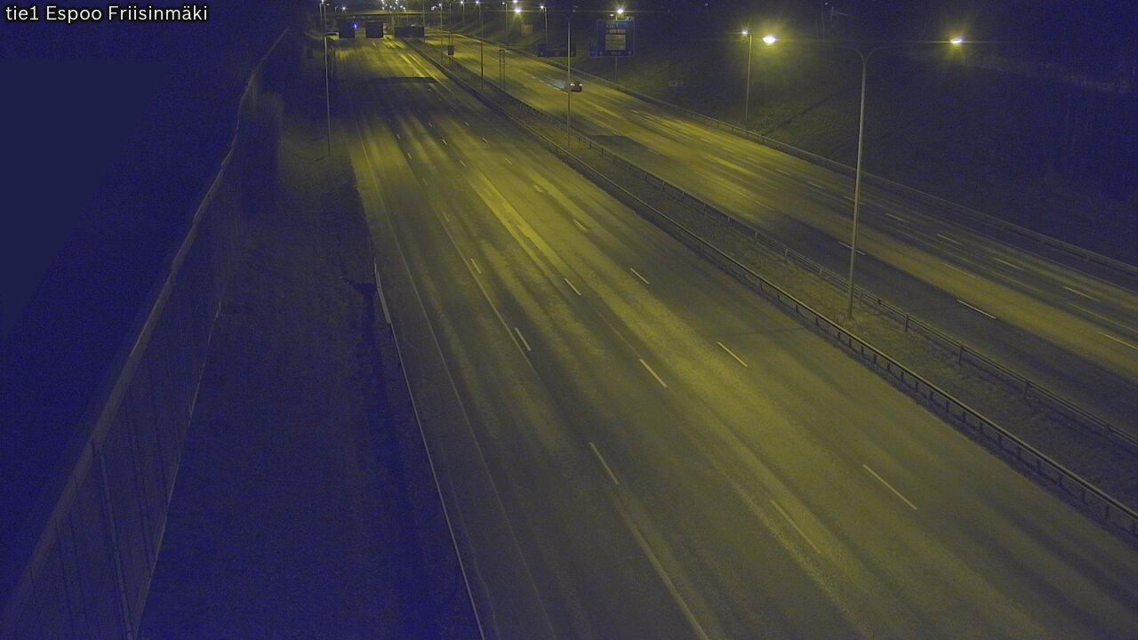Weather Camera Image Road 1 Espoo, Friisinmäki, Espoo, Uusimaa