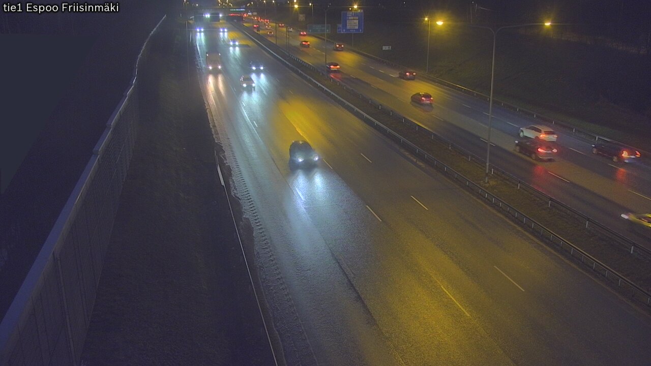 Weather Camera Image Väg 1 Esbo, Frisbacka, Espoo, Uusimaa