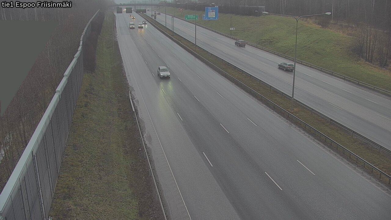 Weather Camera Image Väg 1 Esbo, Frisbacka, Espoo, Uusimaa