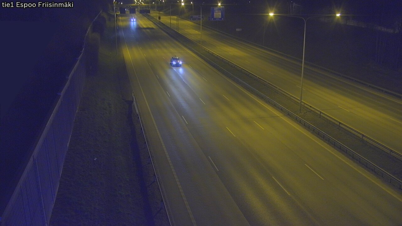 Weather Camera Image Väg 1 Esbo, Frisbacka, Espoo, Uusimaa