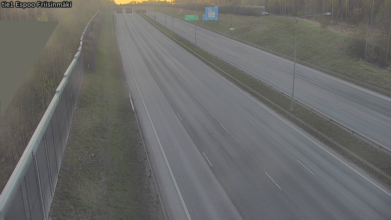 Weather Camera Image Väg 1 Esbo, Frisbacka, Espoo, Uusimaa