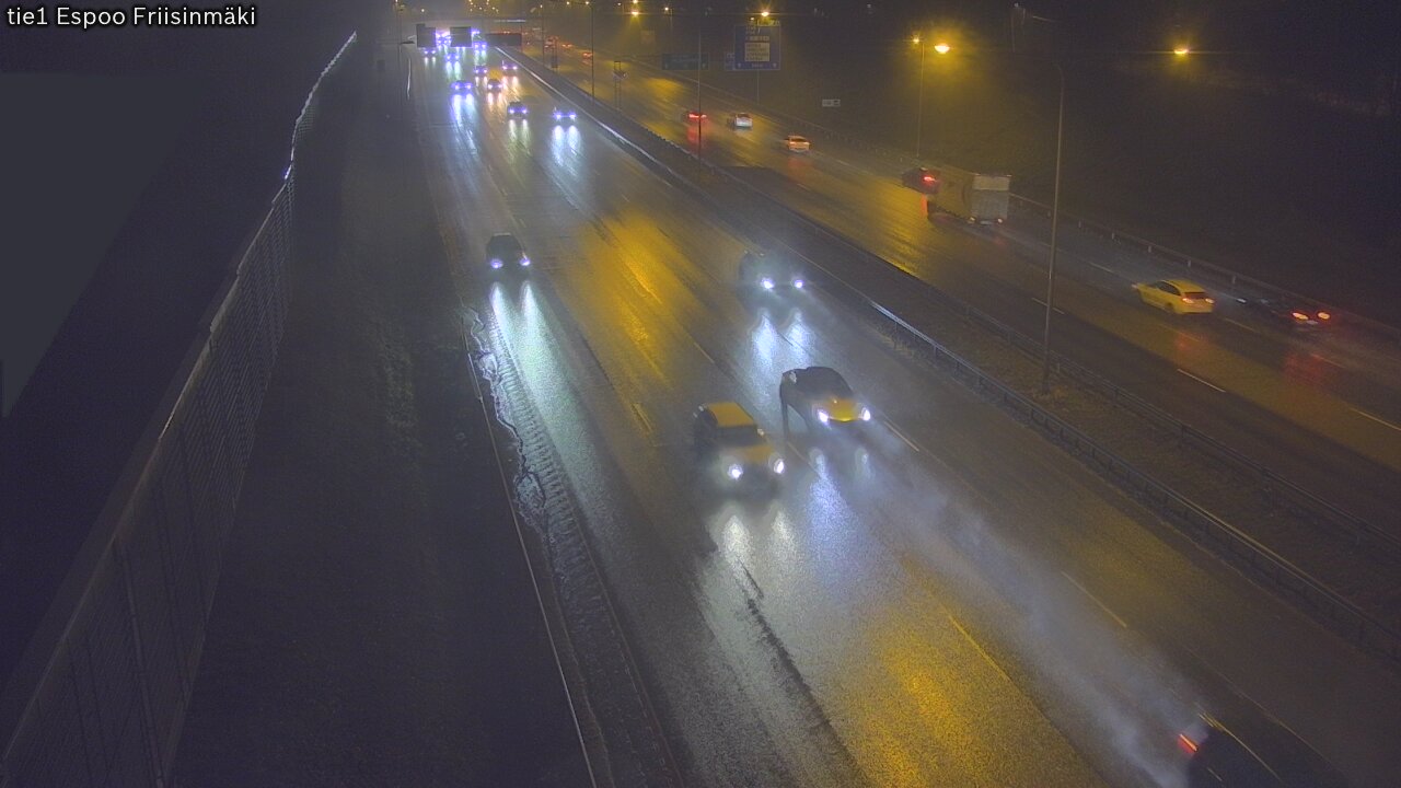 Weather Camera Image Road 1 Espoo, Friisinmäki, Espoo, Uusimaa