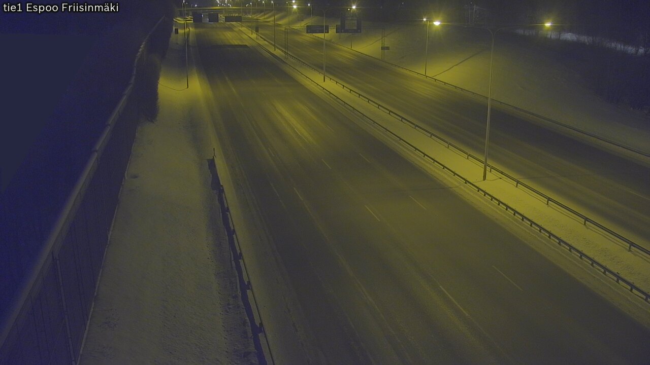 Weather Camera Image Road 1 Espoo, Friisinmäki, Espoo, Uusimaa