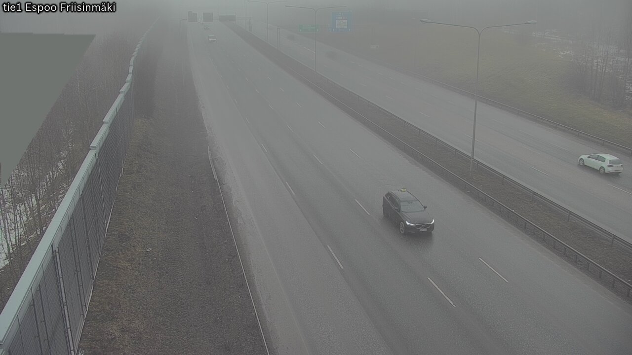 Weather Camera Image Road 1 Espoo, Friisinmäki, Espoo, Uusimaa