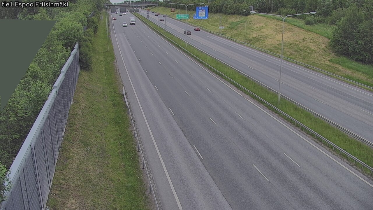 Weather Camera Image Road 1 Espoo, Friisinmäki, Espoo, Uusimaa