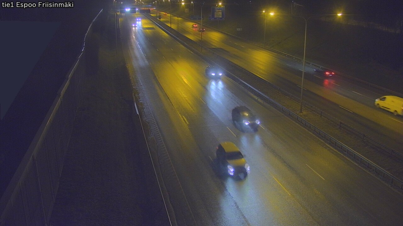 Weather Camera Image Road 1 Espoo, Friisinmäki, Espoo, Uusimaa