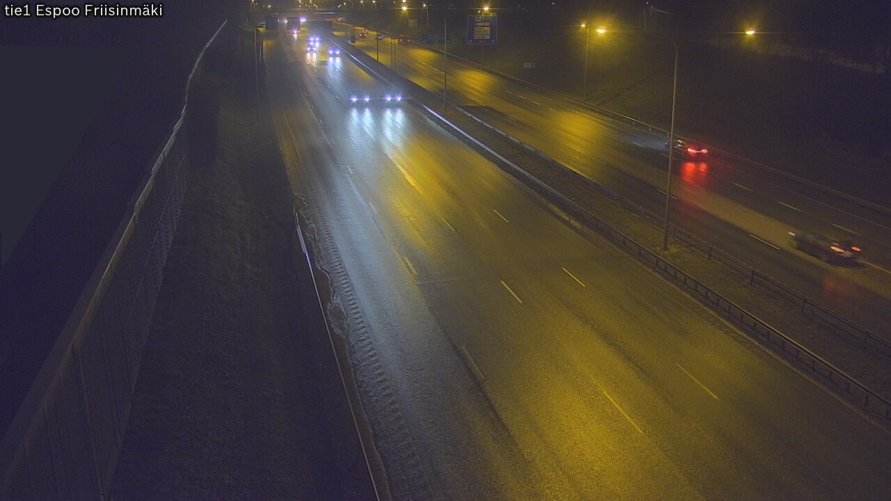 Weather Camera Image Road 1 Espoo, Friisinmäki, Espoo, Uusimaa