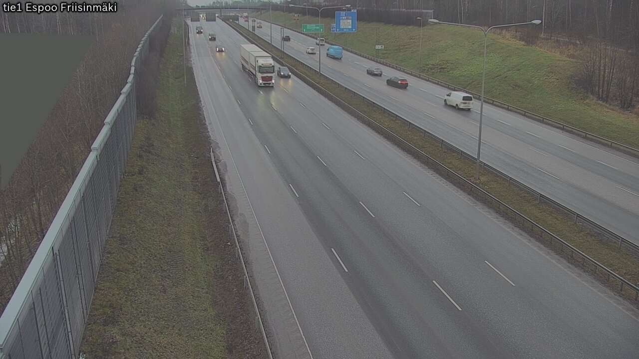 Weather Camera Image Väg 1 Esbo, Frisbacka, Espoo, Uusimaa