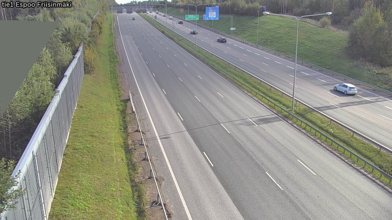 Weather Camera Image Road 1 Espoo, Friisinmäki, Espoo, Uusimaa