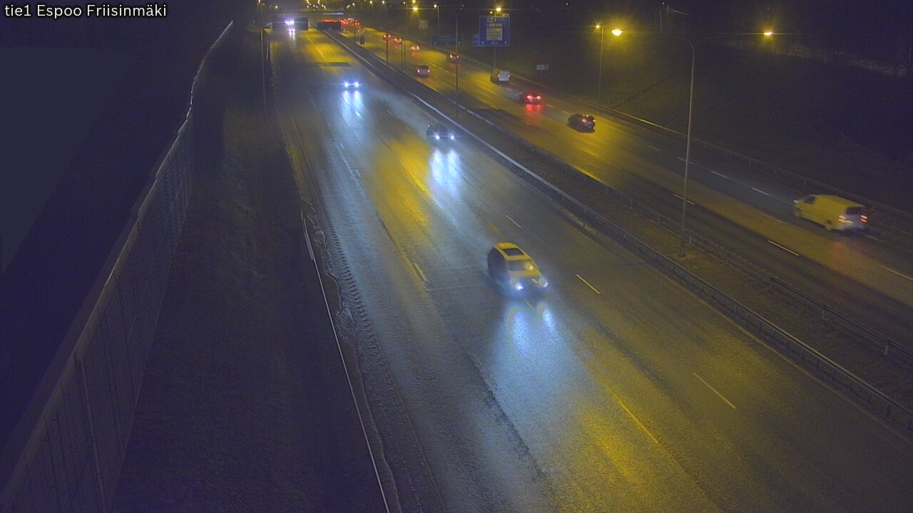 Weather Camera Image Väg 1 Esbo, Frisbacka, Espoo, Uusimaa