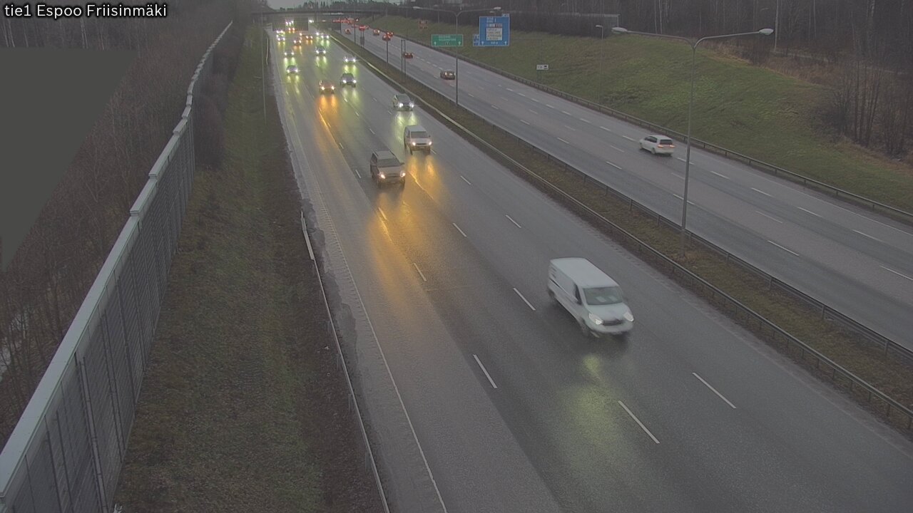 Weather Camera Image Väg 1 Esbo, Frisbacka, Espoo, Uusimaa